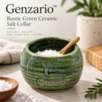 Genzario™ Sculptural Ceramic Condiment Bowl — Organic Modern Kitchen Vessel for Everyday Styling