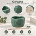 Genzario™ Sculptural Ceramic Serving Bowl — Organic Modern Vessel for Elegant Kitchen Styling